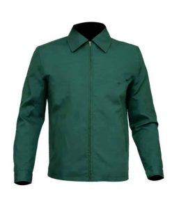 Ladybug Bullet Train Brad Pitt Jacket Green Cotton Jacke Herren