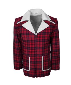 Ryan Reynolds Mens Cotton Shearling Jacket Deadpool Coat