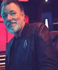 Star Trek Picard Season 3 Riker Leather Jacket Starfleet Costume lederjacke herren Germany France