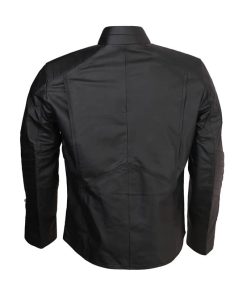 Superman Smallville Black Leather Jacket Cosplay Costume veste en cuir France Italy Spain Free Shipping