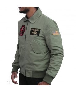 Tom Cruise Top Gun Maverick Flight Bomber Jacket Jet Pilot Jacket Men's Christmas Sale