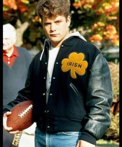 University Of Notre Dame Rudy Irish Bomber Jacket