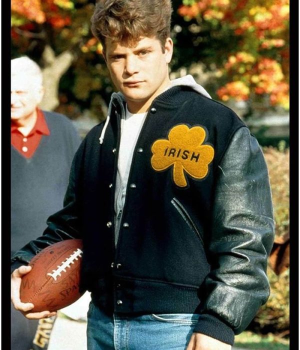 University Of Notre Dame Rudy Irish Bomber Jacket