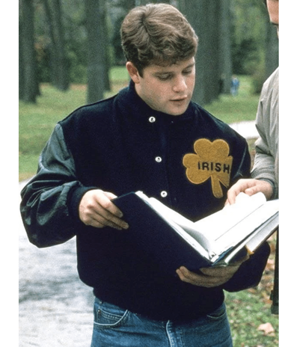 University Of Notre Dame Rudy Irish Bomber Jacket Winter Sale Mens Jacket Gifts for Him
