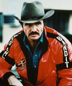 Vintage Celebrity Burt Reynolds Smokey and the Bandit Leather Jacket Biker Sale UK USA France