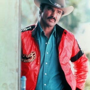 Vintage Celebrity Burt Reynolds Smokey and the Bandit Leather Jacket Biker on Sale Christmas Gifts for Him