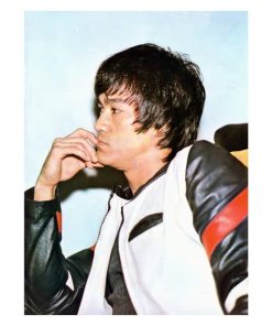 Kung Fu Classic Vintage Celebrity Bruce Lee Leather Jacket Shop now