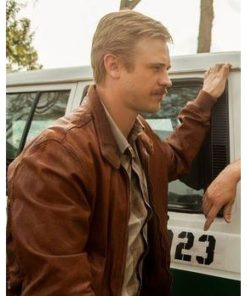steve murphy brown leather jacket Celebrity Jacket