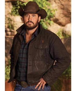 Cole Hauser Yellowstone Cowboy RIP Wheeler Denim Jacket