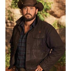 Cole Hauser Yellowstone Cowboy RIP Wheeler Denim Jacket