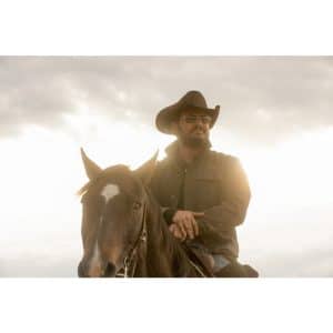 Cole Hauser Yellowstone Cowboy RIP Wheeler Denim Jacket mens fashion