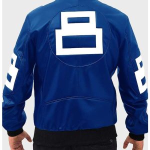 Game 8 Ball Pool Mens Bomber Leather Jacket