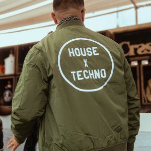 House X Techno CRSSD Festival Bomber Jacket