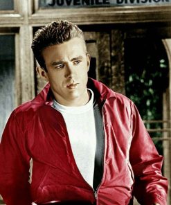 James Dean Rebel Without A Cause Red Cotton Jacket