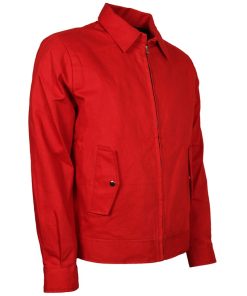 James Dean Rebel Without A Cause Red Cotton Jacket Black Friday Sale
