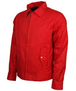 James Dean Rebel Without A Cause Red Cotton Jacket UK USA Europe Free Shipping