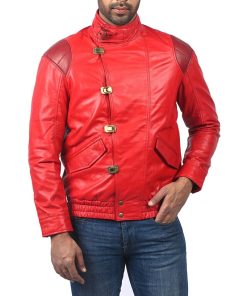 Men's Akira Kaneda Vintage Red Leather Jacket Gifts for him