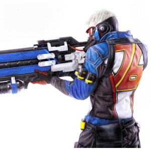 Mens Overwatch Leather Jacket Soldier 76 Cosplay Costume