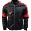 Smokey And The Bandit Burt Reynolds Black Vintage Bomber Leather Jacket