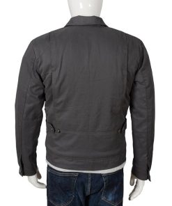 Yellowstone Kevin Costner Gray Cotton John Dutton Jacket veste en cuir