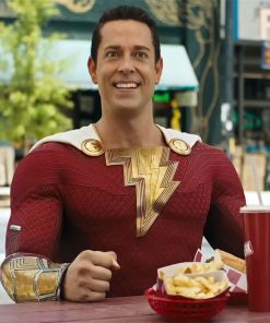 Injustice Gods Among Us Shazam Red Leather Jacket