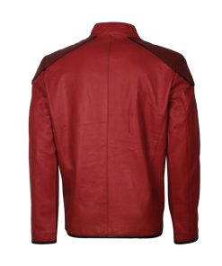 Injustice Gods Among Us Shazam Red Leather Jacket Shop now UK USA