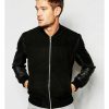 Men's Fashion Biker Black Leather Suede Jacket