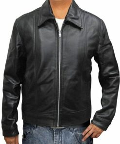 Men's Hank Moody TV Series Californication Leather Jacket Free Shipping