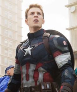Age Of Ultron Captain America Leather Jacket Avengers Costumes1