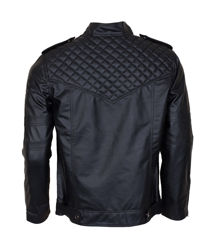 Batman Beyond Costume Mens Black Leather Jacket Shop now Batman Leather Jacket