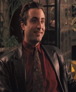 Andy Garcia The Godfather Vintage Mens Leather Coat Christmas Sale