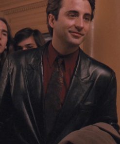 Andy Garcia The Godfather Vintage Mens Leather Coat Free Shipping USA UK Europe