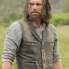 Anson Mount Hell On Wheels Brown Distressed Leather Vest