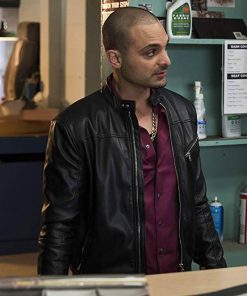 Better Call Saul Nacho Varga Black Leather Jacket