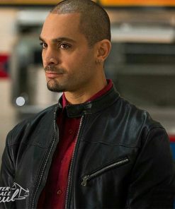 Better Call Saul Nacho Varga Black Leather Jacket Free Shipping UK USA Canada
