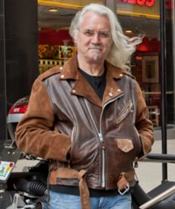 Billy Connolly Route 66 Biker Leather Jacket Shop now