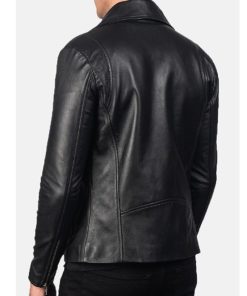 Black Brando Biker Vintage Leather Mens Jacket Buy now