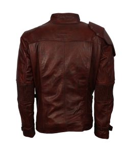 Chris Pratt Guardians Of The Galaxy Starlord Leather Jacket Cosplay Costume