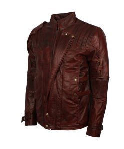 Chris Pratt Guardians Of The Galaxy Starlord Leather Jacket Free Shipping UK USA Canada