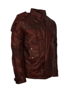 Chris Pratt Guardians Of The Galaxy Starlord Leather Jacket Gifts for Him