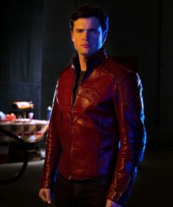 Clark Kent Smallville Superman Leather Jacket Costume