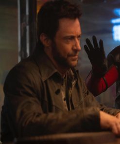 Hugh Jackman Deadpool and Wolverine Brown Leather Jacket Easter Sale