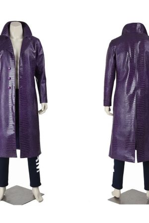 Jared Leto Suicide Squad Joker Coat Costume Free Shipping UK USA Canada