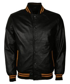 Judas Priest Black Bomber Leather Jacket Shop now
