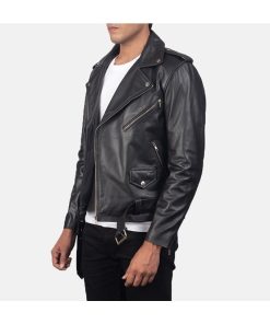 Men's Classic Brando Biker Leather Motorcycle Jacket Buy now
