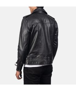 Men's Classic Brando Biker Leather Motorcycle Jacket Hot Sale UK USA Canada