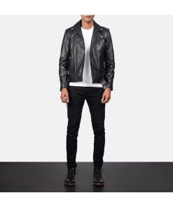 Men's Classic Brando Biker Leather Motorcycle Jacket Winter Sale