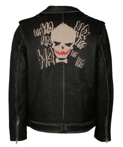 Men's Distressed Black Joker Halloween Jacket Costume