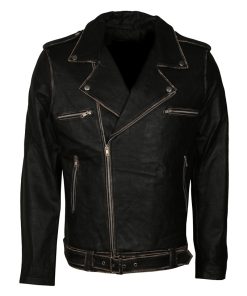 Men's Distressed Black Joker Halloween Jacket Costume Free Shipping UK USA Canada