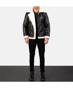 Men's Winter B3 Bomber Aviator Shearling Leather Jacket Christmas Sale